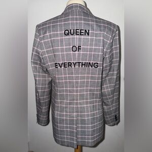 SEVEN7 LAB Queen of Everything Plaid Blazer Jacket Size Small